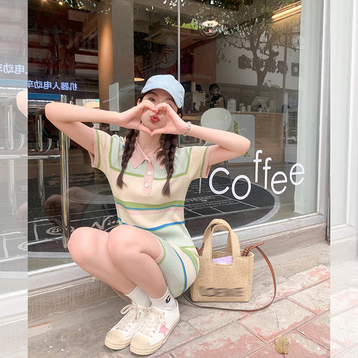 <曾小咸推荐> 【夏日女友】彩色条纹连衣裙 商品图2