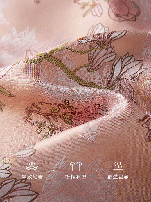 【年货节】熙世界国风花鸟提花马甲高级感流苏玉石盘扣新中式无袖坎肩背心 商品图3