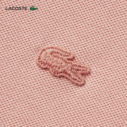 Lacoste法国鳄鱼女装新款时尚短款纯色舒适短袖POLO衫DF7185-10 商品图4