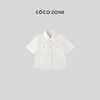 COCO ZONE 夏季通勤风POLO领短袖衬衫 23C18729 商品缩略图0