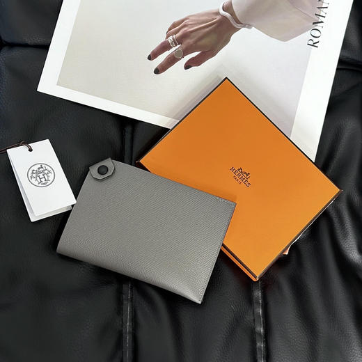 爱马仕 积云灰 epsom皮 护照夹 商品图2