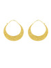 momoko｜38x35mm Large Crescent Moon Hoop Earrings [耳环 2色可选] 商品缩略图0