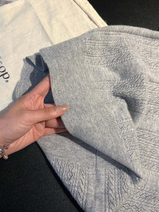 San*dro法式绵羊毛混纺针织polo 商品图10