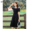 oldcolour欧珂夏季时尚褶皱仙女裙女法式茶歇连衣裙显瘦P23101419 商品缩略图1