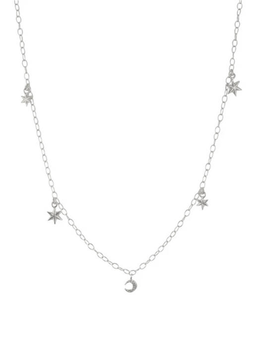 momoko｜40cm Starry Sky Choker [项链 金 / 银 ] 商品图1