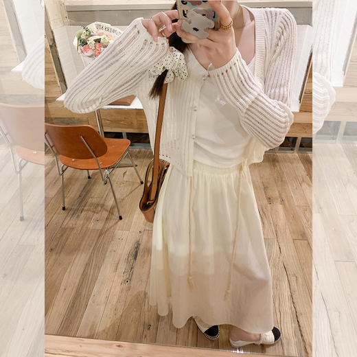 <曾小咸推荐> 【薄荷曼波】腰绳半身裙 商品图2