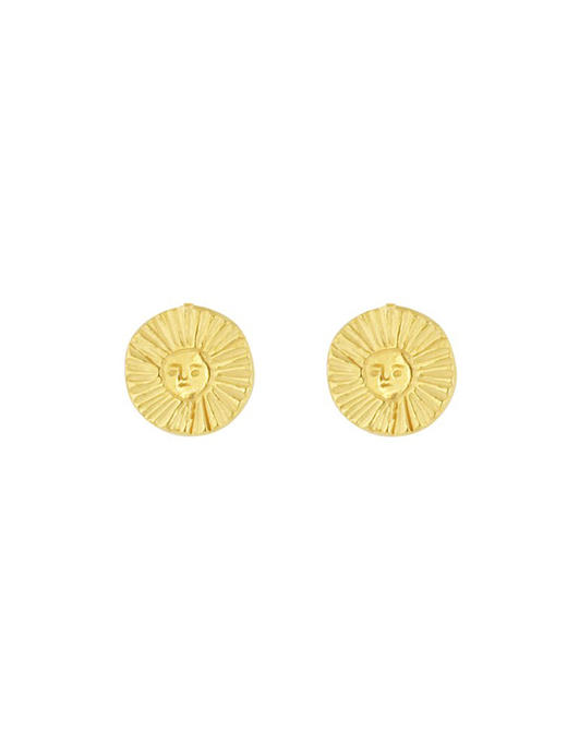 momoko｜12mm Sun Disc Studs  [耳钉 3色可选] 商品图2