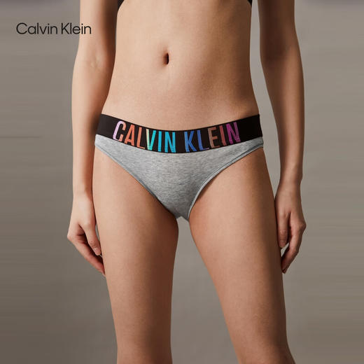 CKU【彩虹风暴引力带】女士彩色腰边比基尼内裤QF7835AD 商品图0