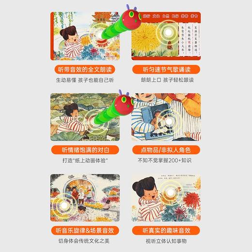 【小彼恩出品】二十四节气旅行绘本:春夏篇/秋冬篇 套装12册 点读版 规格自选（专属V5） 商品图4