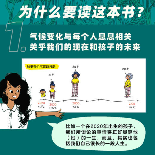 关于气候变化的10个误解:行动，从我开始！6-99岁大自然地球气候环保科普百科绘本漫画 商品图9