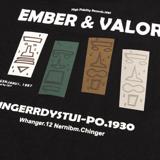 HX 夏季圆领短袖T恤合体S102423044101/02/03 商品图10