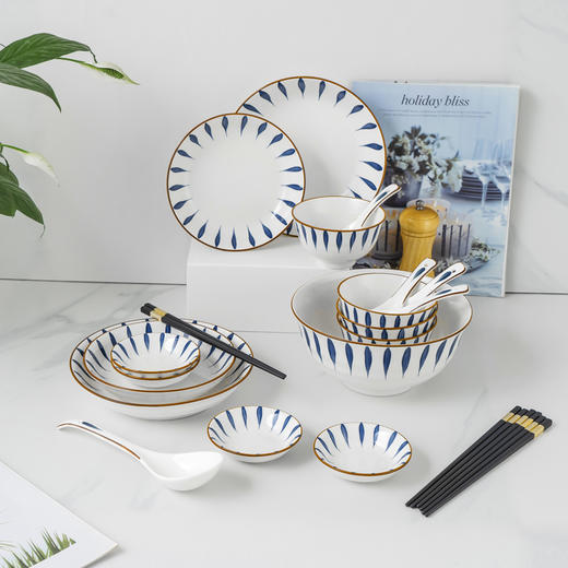 【积分兑换】德铂（Debo） 凯特琳陶瓷套装 DEP-764 商品图0