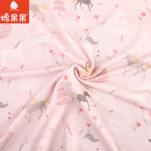棉果果夏季新品5A抗菌女童80-130码莫代尔长款套头T恤M221140424329 商品图2