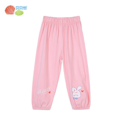 夏季轻薄透气女童裤子防蚊裤柔软休闲裤ZB2DK013 商品图6