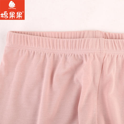棉果果夏季新品5A抗菌女童80-130码莫代尔七分打底裤M221206424332 商品图3