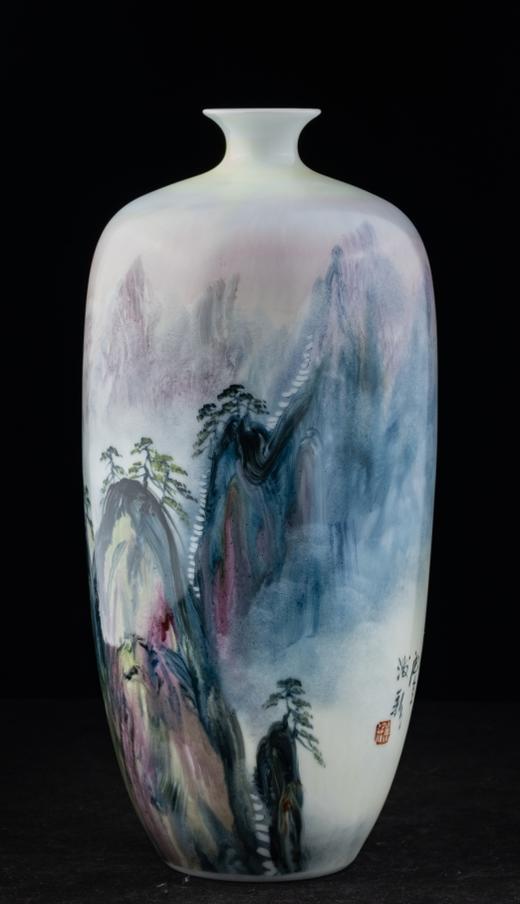 阳光普照山川锦绣赏瓶 商品图0