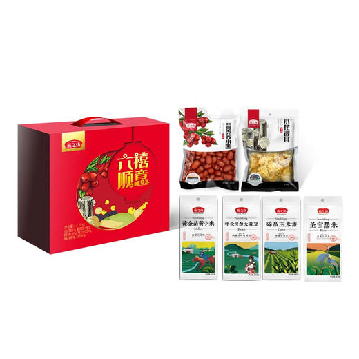 燕之坊燕之坊 六禧顺意 小枣小米玉米等 杂粮礼盒 2.21kg/提 商品图0