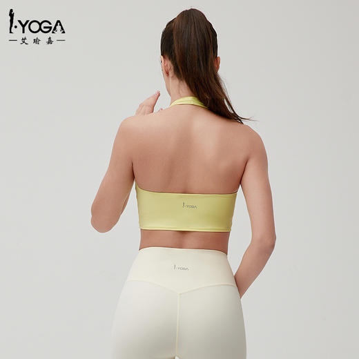 IYOGA  2024  欧美运动健身挂脖裹胸BRA085 商品图1