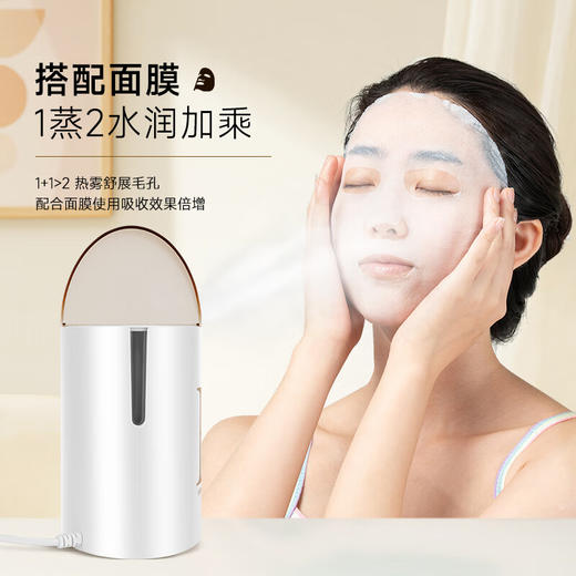 金稻美容仪器多功能家用蒸脸仪器面部蒸脸器冷喷热喷温喷补水喷雾仪纳米喷雾蒸汽美容仪 KD2312 商品图3