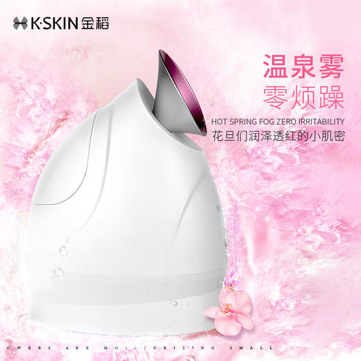 金稻 蒸脸仪器喷雾补水仪蒸汽机 冷热加湿器冷热喷面膜搭档 冷热一体水箱200ml礼物女 KD232玫红 商品图4