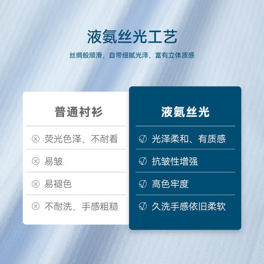 十如仕山羊绒提花高端免烫长袖衬衫-701-01 商品图7