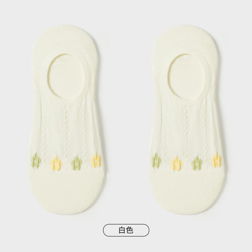 都市丽人休闲系列隐形袜女精梳棉袜子中厚隐形袜LC4DD4 商品图3