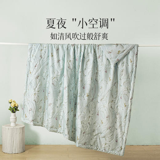 雅芳婷摩登丝夏凉被夏季空调被丝滑凉感可机洗天丝夏天薄被子60S 商品图3