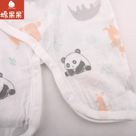 棉果果夏季新品3A抗菌纱布蝴蝶连体衣M201726224382 商品图1