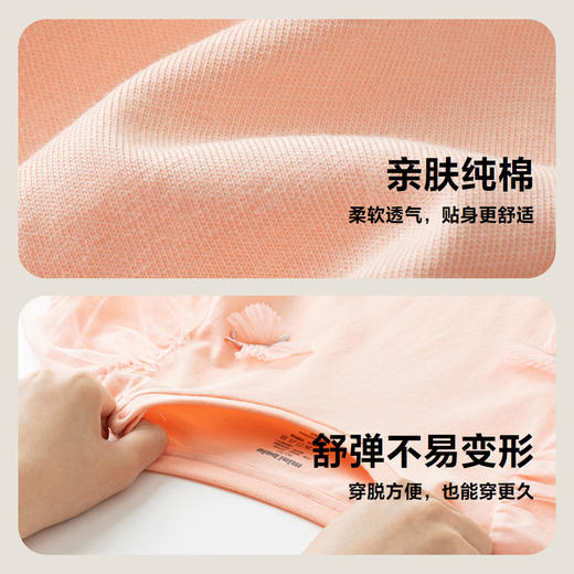 迷你巴拉女童短袖T恤夏季新款宝宝纯棉甜美透气儿童上衣 商品图3