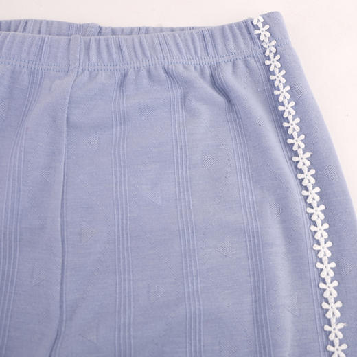 棉果果夏季新品女童提花汗布七分打底裤M222206224213 商品图1