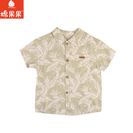 棉果果夏季新品男童短袖衬衫M212150424292 商品图1