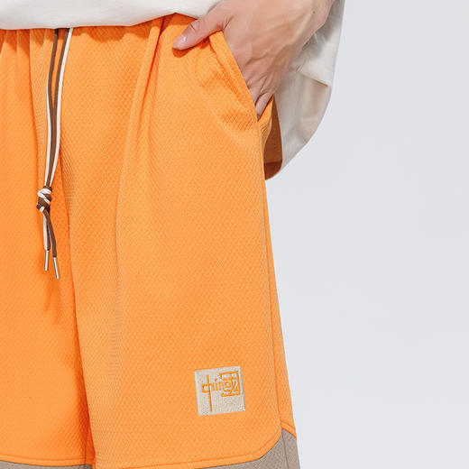 【Q】【新款DYF】大依优型大码五分裤大号裤子弹力透气加肥加大夏季松紧腰宽松运动短裤沙滩裤 商品图2