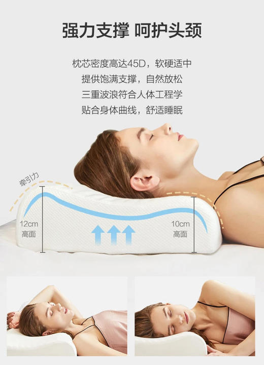 利路米泰爱乳胶护颈枕 经典款 商品图2