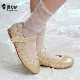 PureShare花瓣公主单鞋
