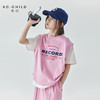 棵初夏季新品女童假两件T恤半裙套装亲子款休闲学院风两件套 商品缩略图0