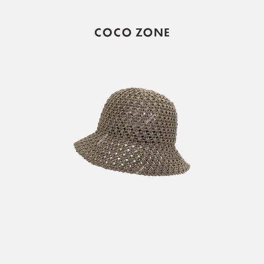 COCO ZONE2024夏季纯色镂空透气盆帽休闲百搭渔夫帽CC1B0659 商品图0