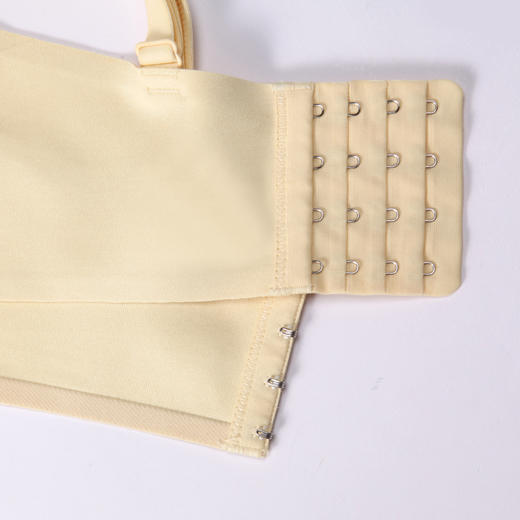 都市丽人B杯常规内衣聚拢升杯加厚蕾丝四排扣无钢圈3/4杯常规文胸YB45A2 商品图6