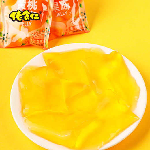 【秒杀 】佬食仁 糖水黄桃果冻930g/箱 商品图5