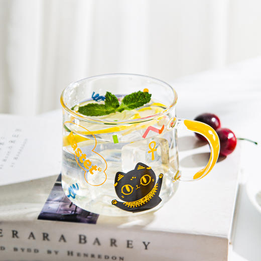 大英博物馆 盖亚·安德森猫和她的朋友们系列 萌猫 带盖玻璃杯 生日礼物 伴手礼盒 商品图2