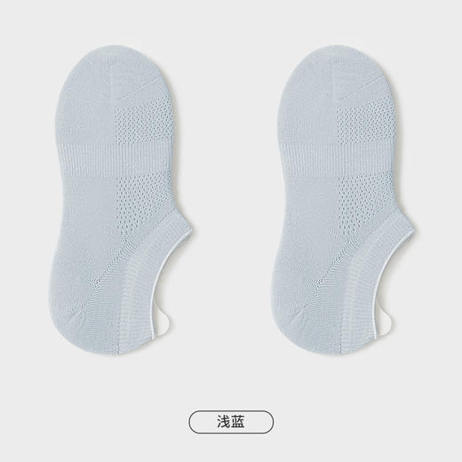 都市丽人简约系列隐形袜女高含棉袜子中厚隐形袜LC4DA1 商品图11