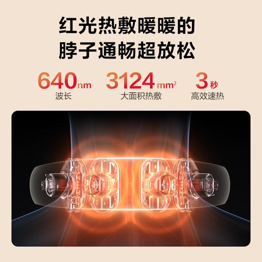 SKG 颈部按摩器 K5-3 尊贵款 颈椎颈部按摩仪脖子肩颈护颈仪热敷脉冲口袋按摩仪送男女朋友生日礼品礼物 商品图5