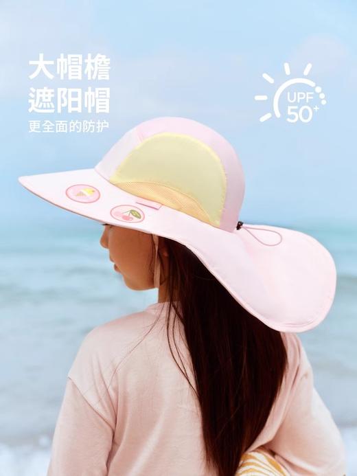 正版！【UPF50+，阻隔紫外线99.9%】zoyzoii儿童防晒帽子宝宝遮阳防紫外线2024夏季薄款超轻男女婴儿 商品图3