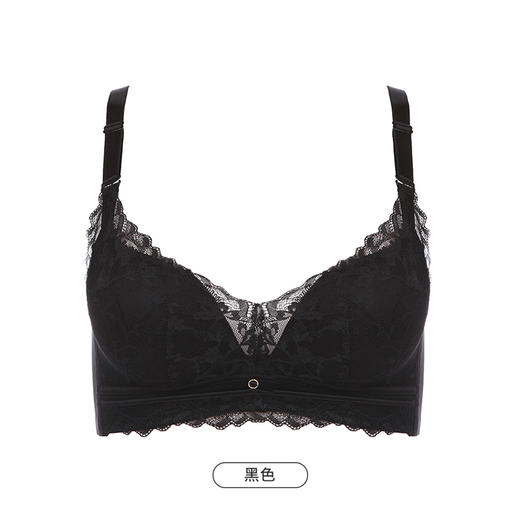 都市丽人聚拢升杯五星导流杯内衣女蕾丝文胸B杯适穿3/4杯中厚无磁内衣树脂胶圈三排扣YB4AA2 商品图10