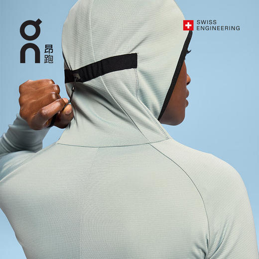 On 昂跑 Climate Zip Hoodie女款卫衣户外运动防风保暖连帽外套 商品图10
