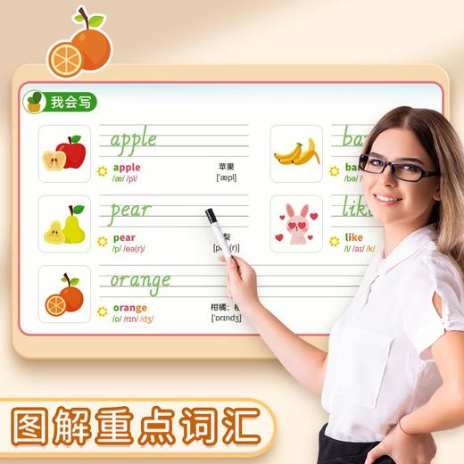 小学1-6年级【英语每日晨读】+【语文每日晨读】好词好句打卡积累每日学习训练口语 商品图10