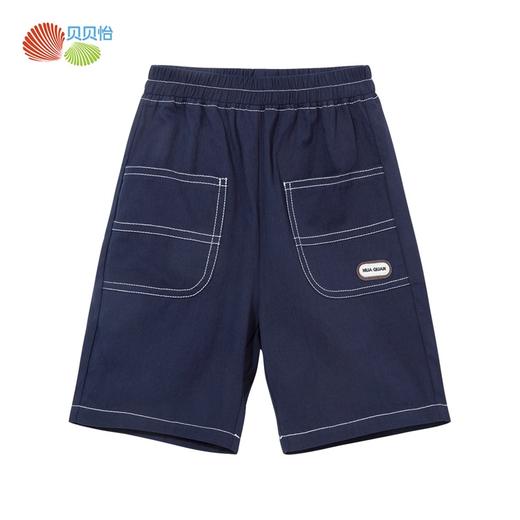 贝贝怡男童五分裤夏季薄款2024新款儿童短裤男孩休闲运动宽松裤子ZB2DK023 商品图3