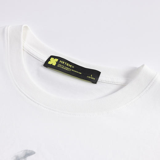 【断码清仓】HX 夏季圆领短袖T恤S102423015101/02 商品图7