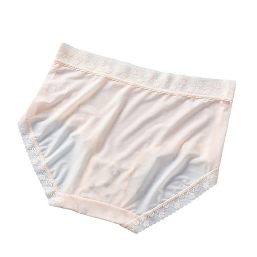【胶囊独立包装速干面膜内裤】薄如蝉翼 高颜值超透薄丝滑 透如纱【 7A蜜桃面膜速干内裤】（五件装）快速吸湿 桑蚕丝抗jun 温变底档  商品图7