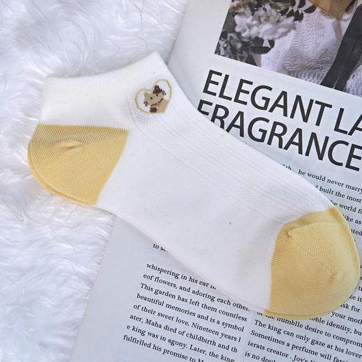 2024新款女士无骨精梳棉船袜[2412307] 商品图1