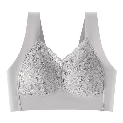 【新品福利！第二件免单】欧美系蕾丝文胸内衣女，蕾丝美背，性感舒适；无钢圈内衣，胸垫加持。清爽透气，胸部不积汗；V领设计，优雅多姿更显迷人！ 商品图7